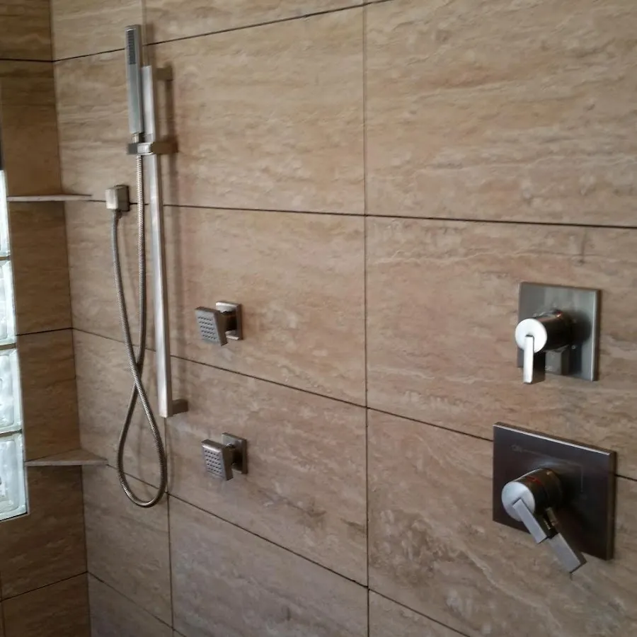 Shower fixture installation for Water Heater Replacement in Leonardtown